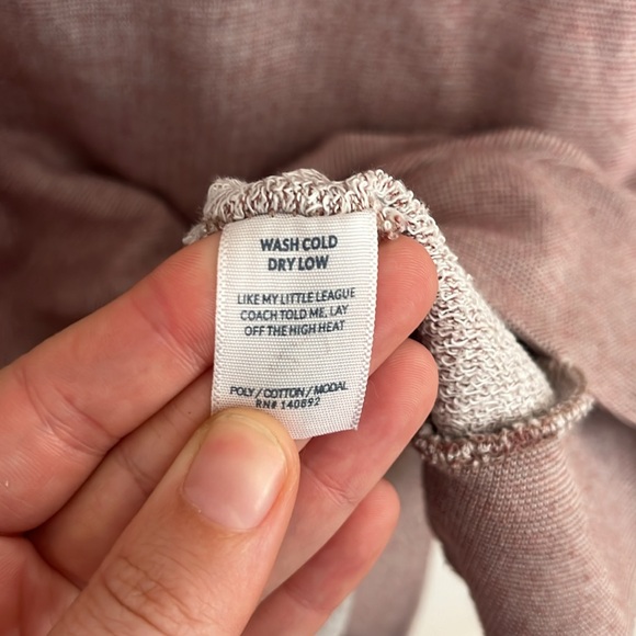 Marine Layer Davis Shawlneck in Syrah Mini Stripe - S - Picture 6 of 7